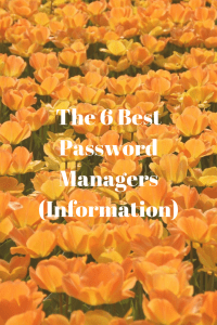 The 6 Best Password Managers (Information)