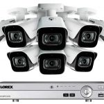 Lorex MPX 4KMPX88 Ultra HD 8 Channel Security System with DV9082 and 8 4K LBV8721 Outdoor Audio Metal Bullet Cameras