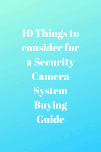 10 Things to consider for a Security 