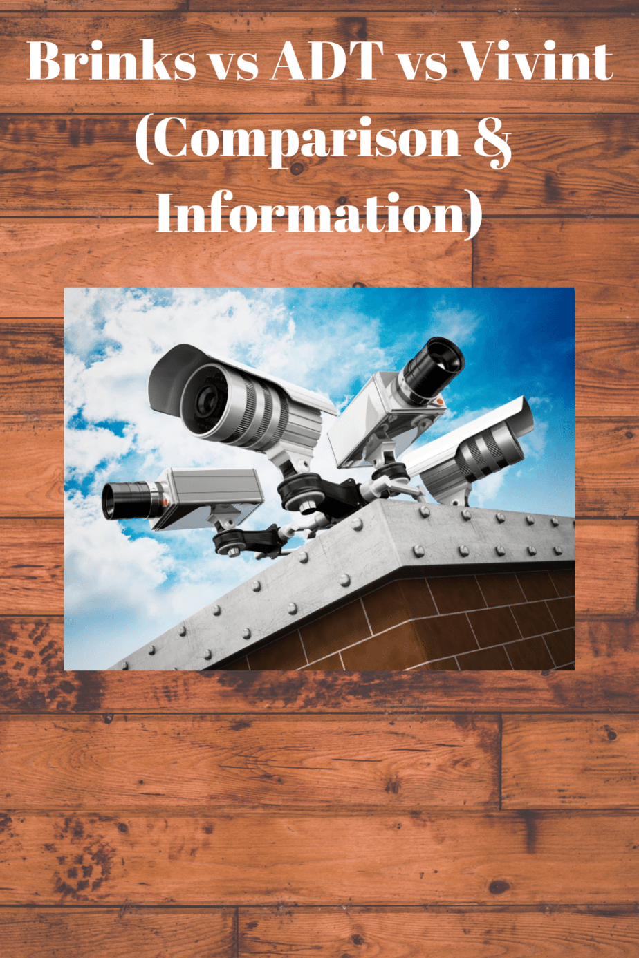 Brinks vs ADT vs Vivint & Information) Securities Cameras