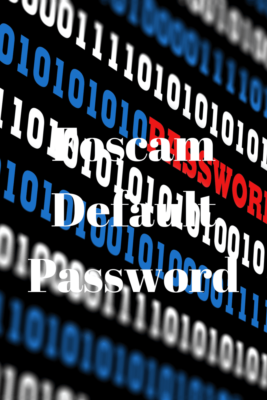 Foscam Default Password Securities Cameras